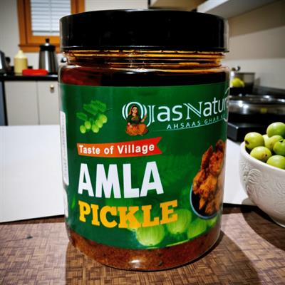 Homemade Amla Pickle | Traditional Amla Achar | yummy Amla Achar with No Preservatives | 100% natural | 400 g