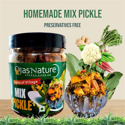 Homemade Mixed Pickle  | Preservative-Free | Less Oil | Traditional & Natural Achar